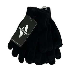 SKECHERS NWT 3pk Black Women's Touchscreen Gloves Winter Women's Accessory